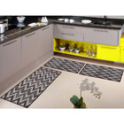 Jogo Tapete Cozinha 1 50 M Kit 3 Peças Antiderrapante Htk-15