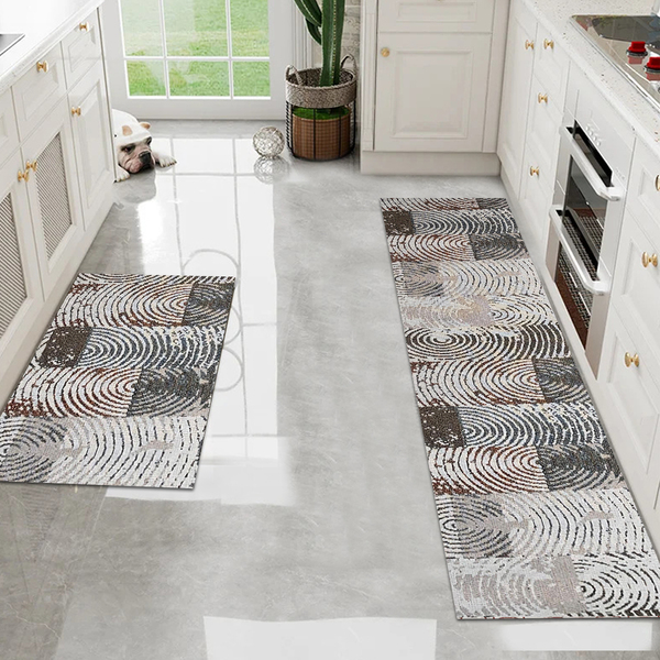 Jogo Tapete Cozinha Antiderrapante 48x60 48x120 Oa Ptk M06 -