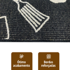 Jogo Tapete Cozinha Antiderrapante 48x60 48x120 Oa Ptk M08 -