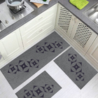 Jogo Tapete Cozinha Chumbo Algodão Antiderrapante 3 Peças Star