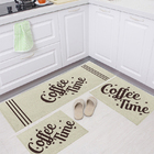 Jogo Tapete Cozinha Natural Algodão Antiderrapante 3 Peças Co