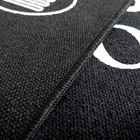 Jogo Tapete Cozinha Preto Algodão Antiderrapante 3 Peças Feli