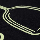 Jogo Tapete Cozinha Preto Algodão Antiderrapante 3 Peças Fras