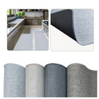 Jogo Tapete Cozinha Super Antiderrapante Ln 45x65 45x160 Vr -