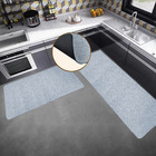 Jogo Tapete Cozinha Super Antiderrapante Ln 45x65 45x160 Vr -