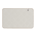 Jogo Tapete de Banheiro Antiderrapante Soft Decor Bege Tecido 2 Peças Bella Casa