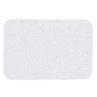 Jogo Tapete de Banheiro Antiderrapante Safira Branco Tecido 3 Peças Braz Textil