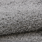 Jogo Tapete de Banheiro Antiderrapante Safira Cinza Tecido 3 Peças Braz Textil