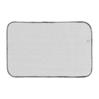 Jogo Tapete de Banheiro Antiderrapante Safira Cinza Tecido 3 Peças Braz Textil