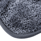 Jogo Tapete de Banheiro Antiderrapante Soft Decor Grafite Tecido 2 Peças Bella Casa