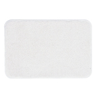 Jogo Tapete de Banheiro Antiderrapante Marfim Tecido 3 Peças Bella Casa