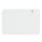 Jogo Tapete de Banheiro Antiderrapante Marfim Tecido 3 Peças Bella Casa