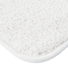 Jogo Tapete de Banheiro Antiderrapante Marfim Tecido 3 Peças Bella Casa