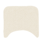 Jogo Tapete de Banheiro Antiderrapante Safira Marfim Tecido 3 Peças Braz Textil