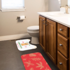 Jogo Tapetes De Natal Para Banheiro 2 Peças Christmas Único