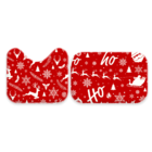 Jogo Tapetes De Natal Para Banheiro 2 Peças Multi Elementos N