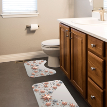 Jogo Tapetes De Natal Para Banheiro 2 Peças Natal Premium Úni