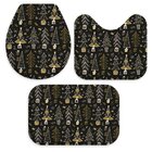 Jogo Tapetes De Natal Para Banheiro Arvores Natalinas Único