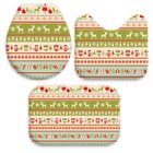 Jogo Tapetes De Natal Para Banheiro Basic Natal Único