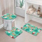 Jogo Tapetes De Natal Para Banheiro Cute Christmas Único