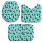 Jogo Tapetes De Natal Para Banheiro Estrela Natalina Único