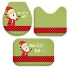 Jogo Tapetes De Natal Para Banheiro Ho Ho Ho... Único