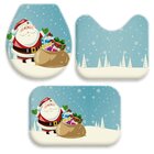 Jogo Tapetes De Natal Para Banheiro Papai Noel E Presentes Ún