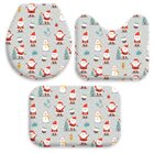 Jogo Tapetes De Natal Para Banheiro Papai Noel Único