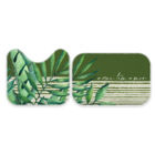 Jogo Tapetes Para Banheiro 2 Peças Aqui Tem Amor  Único