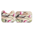 Jogo Tapetes Para Banheiro 2 Peças Beautiful Único