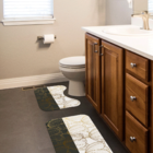 Jogo Tapetes Para Banheiro 2 Peças Flor Premium Único