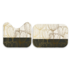 Jogo Tapetes Para Banheiro 2 Peças Flor Premium Único