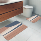 Jogo Tapetes Para Banheiro 2 Peças Minimalista Único