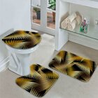 Jogo Tapetes Para Banheiro Abstract Palm Único