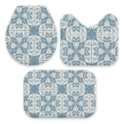 Jogo Tapetes Para Banheiro Abstract Único