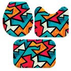 Jogo Tapetes para Banheiro Abstrato Top