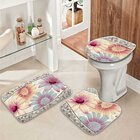 Jogo Tapetes para Banheiro Beautiful Flowers