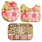 Jogo Tapetes para Banheiro Beautiful Pink