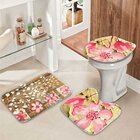 Jogo Tapetes para Banheiro Beautiful Pink