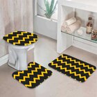 Jogo Tapetes para Banheiro Chevrom