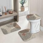 Jogo Tapetes para Banheiro Circulos