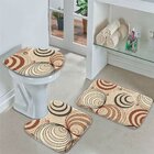 Jogo Tapetes para Banheiro Circulos com Ilução