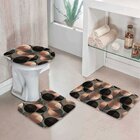 Jogo Tapetes Para Banheiro Círculos Premium Único