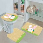 Jogo Tapetes Para Banheiro Coelhinho Fofinho Único