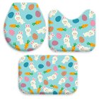 Jogo Tapetes Para Banheiro Cute Easter Único