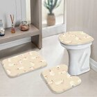 Jogo Tapetes Para Banheiro Cute Rabbits Único