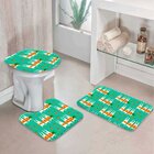 Jogo Tapetes Para Banheiro Cute Único