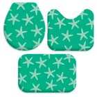 Jogo Tapetes Para Banheiro Estrela Do Mar Único