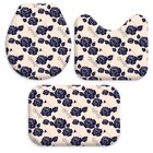 Jogo Tapetes para Banheiro Floral Classic