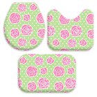 Jogo Tapetes para Banheiro Floral Full